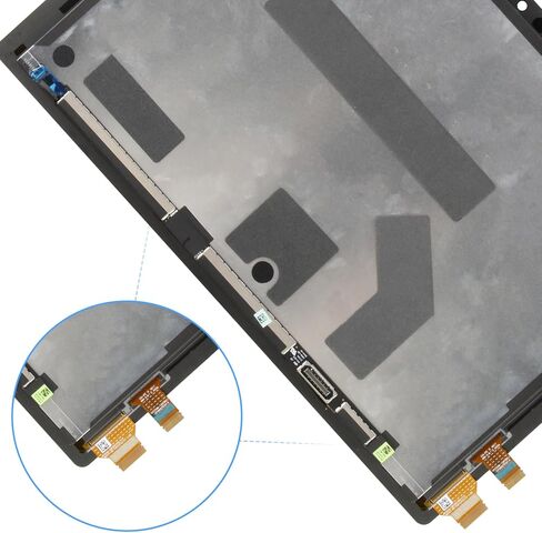 لاستبدال شاشة Microsoft Surface Pro 7 Plus 1960 1961 شاشة LCD تعمل باللمس محول رقمي زجاجي مع مجموعات إصلاح (أسود، 12.3 بوصة) in Kuwait