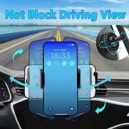 TTMIC Car Phone Mount for 2014-2019 Toyota Highlander SUV Auto Accessories Interior Decoration Cellphone Case Cradles Navigation Bracket in Saudi Arabia