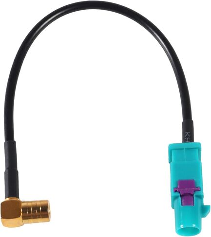 Fakra Z Female to SMB Male Connector Adapter Cable 6" Car DAB Radio Antenna Adapter Cable for Car Truck SUV DAB Radio Stereo Receiver Tuner GPS Antenna Navigation System in Kuwait
