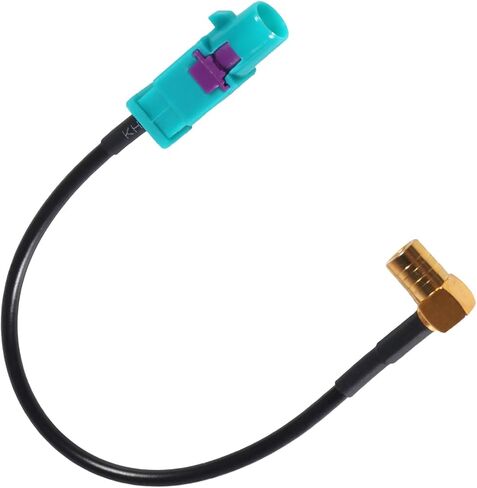 Fakra Z Female to SMB Male Connector Adapter Cable 6" Car DAB Radio Antenna Adapter Cable for Car Truck SUV DAB Radio Stereo Receiver Tuner GPS Antenna Navigation System in Kuwait