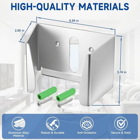 Wall Mount Bracket for Starlink Satellite Internet V2 Gen2 Mesh WiFi Router - Aluminum Wall Holder Stand Shelf Rack for Starlink Routers Accessories in Saudi Arabia