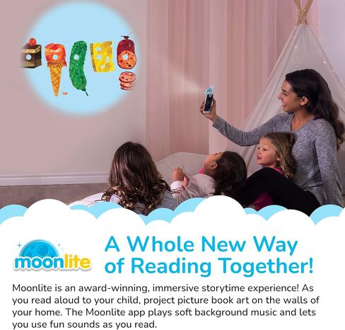 Moonlite Storytime Storytime Reels، مجموعتان من القصص، سيارات وحفار، قصص رقمية لجهاز العرض، هدايا التعلم المبكر للأطفال الصغار من عمر سنة فما فوق in Kuwait