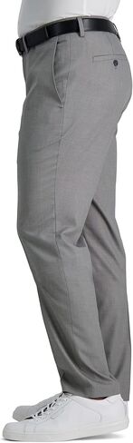 Kenneth Cole Men's Slim Fit Solid Performance Dress Pant, Chambray, 36W x 29L in Saudi Arabia