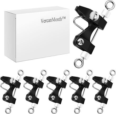 6 Pcs Outrigger Release Clips Downrigger Release Clips with Adjustable Tension Planer Board Clips Downrigger Fishing Kite for Trolling Offshore Fishing Accessories (White) in Saudi Arabia