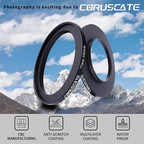 67mm to 86mm Camera Lens Adapter,Change The Filter or Lens Size from 67mm to 86mm.Compatible All 86mm Thread Filter Accessory+1pcs Lens Cleaning Cloth. in Saudi Arabia