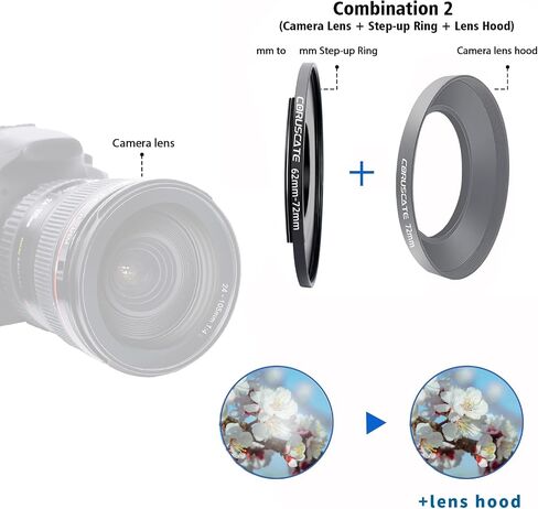 67mm to 86mm Camera Lens Adapter,Change The Filter or Lens Size from 67mm to 86mm.Compatible All 86mm Thread Filter Accessory+1pcs Lens Cleaning Cloth. in Saudi Arabia