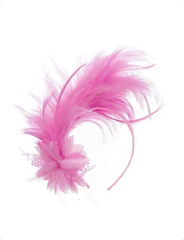 BABEYOND Fascinator Hats for Women Feather Headband Kentucky Headpiece Gatsby Derby Hat for Cocktail Wedding Tea Party in Saudi Arabia