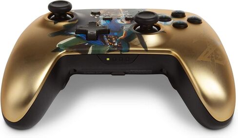 وحدة تحكم PowerA اللاسلكية المحسنة بتقنية البلوتوث لجهاز Nintendo Switch | جهاز التحكم بالحركة | زيلدا بريث أوف ذا وايلد in Kuwait