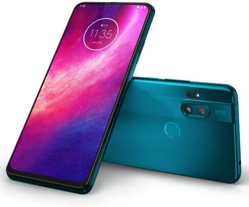 Motorola One Hyper 128GB + 4GB RAM، XT202-1، 6.5 FHD+، صور 64 ميجابكسل، هاتف ذكي LTE Factory غير مقفل - الإصدار العالمي (Blue Iceberg) (متجدد) in Kuwait