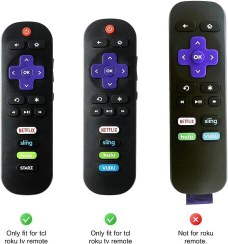 [2 Pack] Remote Case for TCL Roku RC280 Remote, Alquar Lightweight Anti Slip Shockproof Silicone Protective Case Cover Compatible with TCL Roku RC280 Remote - with Lanyard (Glow Green+Glow Blue) in Saudi Arabia