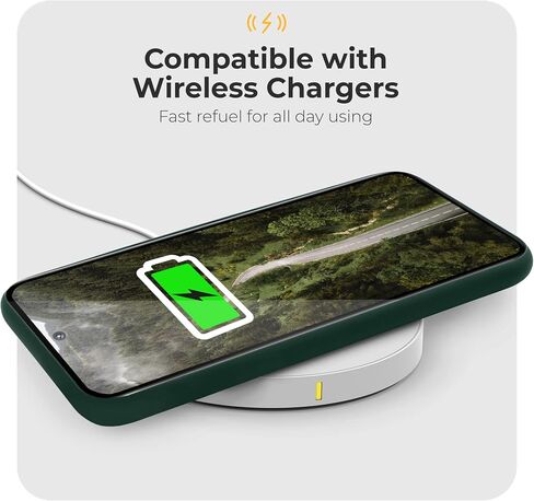 حافظة سيليكون من سلسلة Moozy Minimalist لهاتف Samsung S20، باللون الأخضر الداكن - غطاء TPU ناعم ورفيع بلمسة نهائية غير لامعة in Saudi Arabia