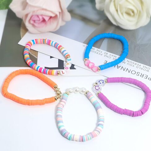12pcs Friendship Bracelets Gifts, Bracelets Set, Smile Face Colored Characters Multilayer Singer Music Album Inspired Bracelets for Women Girls, Tour Jewelry in Saudi Arabia