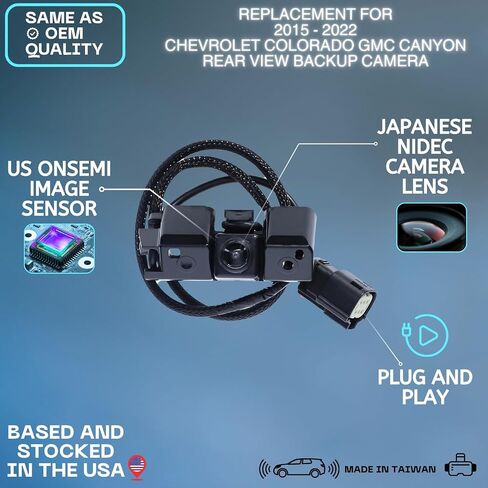 Backup Camera Replaces for 2015-2022 Chevrolet Colorado GMC Canyon OE Part # 84143039, 22896940, 23334892 in Saudi Arabia