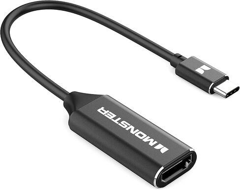 Monster Classic 1.6ft / 0.5m USB C to HDMI Adapter (4k 30Hz) in Kuwait