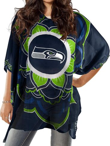 Littlearth Arizona Cardinals NFL Sheer Caftan with Flower Design in Kuwait