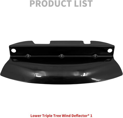 HDBUBALUS منحرف الرياح الثلاثي السفلي من الكروم مناسب لدراجة Harley Touring Electra Glide Road Glide Road King Street Glide 2014 2015 2016 2017 2018 2019 in Kuwait