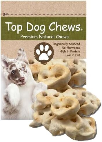 Top Dog Chews - Pig Snout Dog Treats, 12 Pack, American Made, All Natural, Long Lasting, Healthy Chews for Dogs, Perfect Training Treat for a Puppy or Small, Medium & Large Dogs in Kuwait