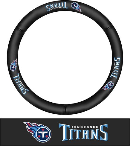 NFL - Los Angeles Chargers GLSTEERCOVER - غطاء عجلة القيادة من الجلد الأصلي لشاحن لوس أنجلوس in Kuwait