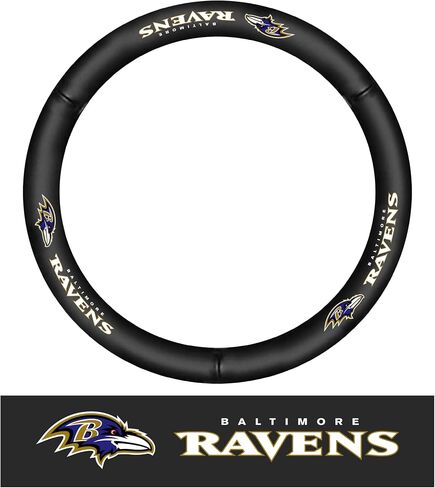 NFL - Los Angeles Chargers GLSTEERCOVER - غطاء عجلة القيادة من الجلد الأصلي لشاحن لوس أنجلوس in Kuwait