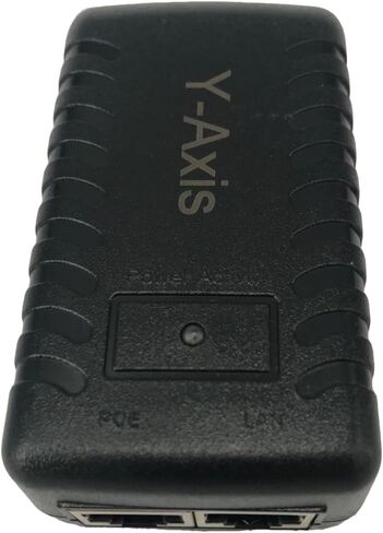 Y-Axis Wall Plug PoE Injector Power Over Ethernet Supply 48V 0.5A for Security IP Camera 2 Pack in Kuwait