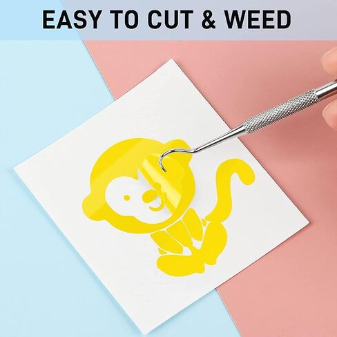 فينيل دائم ثلاثي الأبعاد من IModeur لـ Cricut - لفة فينيل فضية ثلاثية الأبعاد مقاس 30.48 سم × 12.7 سم، حزمة من الفينيل الحرفية لتزيين الأكواب، وتزيين الحفلات، وملصق in Saudi Arabia