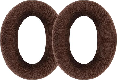وسائد أذن بديلة لسماعات Sennheiser HD598، وسائد الأذن مع Sennheiser HD598 Cs/HD598SE/HD 598 SR/HD518/ HD558/HD595/HD599/HD569/HD579 رغوة عزل الضوضاء عالية الكثافة - بني in Kuwait