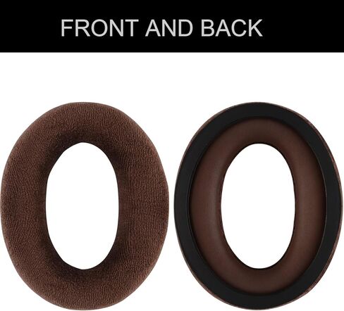 وسائد أذن بديلة لسماعات Sennheiser HD598، وسائد الأذن مع Sennheiser HD598 Cs/HD598SE/HD 598 SR/HD518/ HD558/HD595/HD599/HD569/HD579 رغوة عزل الضوضاء عالية الكثافة - بني in Kuwait