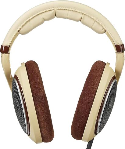 وسائد أذن بديلة لسماعات Sennheiser HD598، وسائد الأذن مع Sennheiser HD598 Cs/HD598SE/HD 598 SR/HD518/ HD558/HD595/HD599/HD569/HD579 رغوة عزل الضوضاء عالية الكثافة - بني in Kuwait