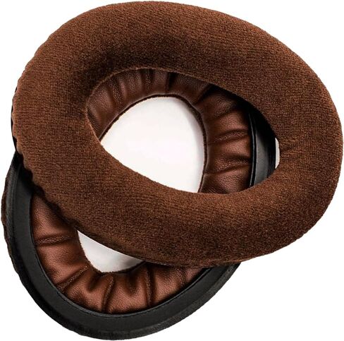 وسائد أذن بديلة لسماعات Sennheiser HD598، وسائد الأذن مع Sennheiser HD598 Cs/HD598SE/HD 598 SR/HD518/ HD558/HD595/HD599/HD569/HD579 رغوة عزل الضوضاء عالية الكثافة - بني in Kuwait