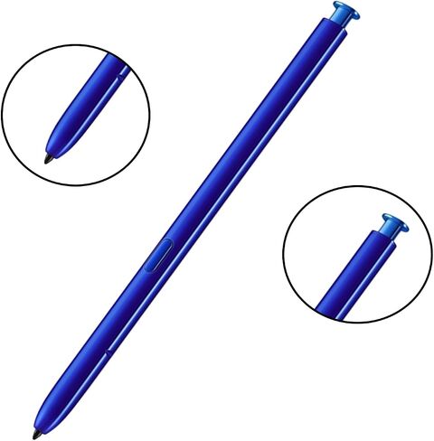 قلم Galaxy Note 10 Plus الأزرق لهاتف Samsung Galaxy Note 10 5G قطع غيار قلم شاشة تعمل باللمس لهاتف Samsung Note 10، Note 10 Plus، Note 10 Ultra S Pen بدون وظيفة بلوتوث محول من النوع C in Kuwait
