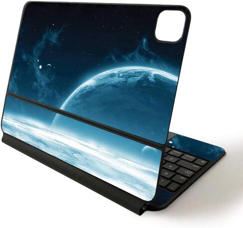 MightySkins Skin for Apple Magic Keyboard for iPad Pro 11-inch (2020) - Sushi | Protective, Durable, and Unique Vinyl Decal wrap Cover, Nebula (APIPSK1120-Nebula) in Kuwait
