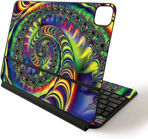 MightySkins Skin for Apple Magic Keyboard for iPad Pro 11-inch (2020) - Sushi | Protective, Durable, and Unique Vinyl Decal wrap Cover, Nebula (APIPSK1120-Nebula) in Kuwait