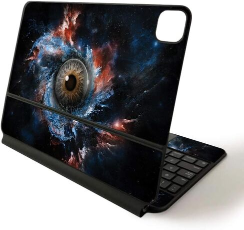 MightySkins Skin for Apple Magic Keyboard for iPad Pro 11-inch (2020) - Sushi | Protective, Durable, and Unique Vinyl Decal wrap Cover, Nebula (APIPSK1120-Nebula) in Kuwait
