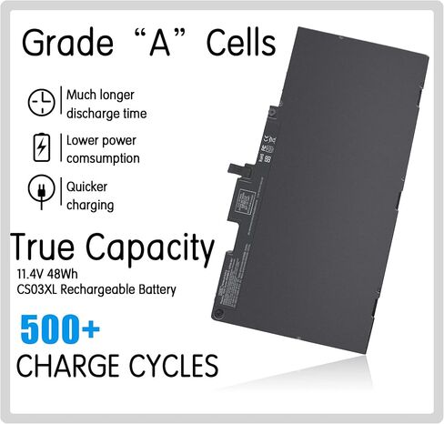 CS03XL Laptop Battery for HP EliteBook 840 850 755 745 G3 G4 ZBook 15u G3 G4 Series 800513-001 800231-1C1 800513-001 CS03 CS03046XL HSTNN-IB6Y HSTNN-UB6S HSTNN-I33C-4 Notebook. in Saudi Arabia