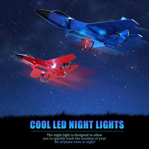 Remote Control Airplane for Kids with 3 Batteries,2 Channels 2.4 GHZ Foam RC Plane for Hobby Beginners RC Plane -red in Saudi Arabia