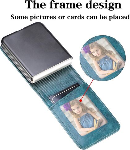 CCSamll for Samsung Galaxy Z Flip 4 Wallet Case Card Holder DK Black in Saudi Arabia