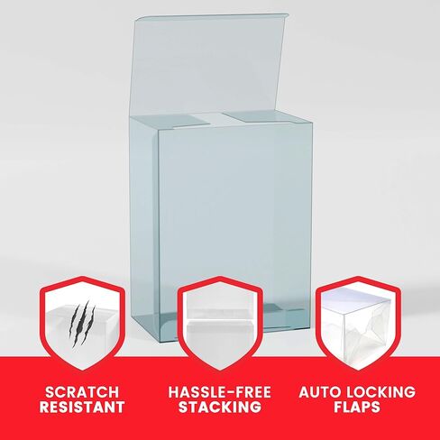 EVORETRO Display Case Storage Protector for Pokemon Japanese Booster Box Small – 5-Pack 0.5MM Thick Plastic Display Case for Collectible Gaming Card Storage and Organization. Elevate Your Collection. in Kuwait