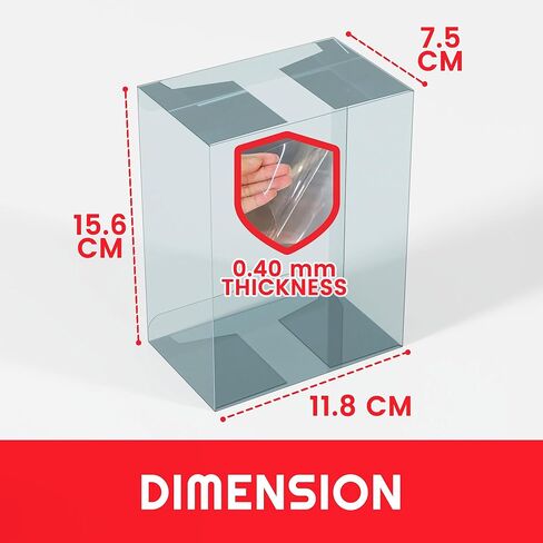 EVORETRO Display Case Storage Protector for Pokemon Japanese Booster Box Small – 5-Pack 0.5MM Thick Plastic Display Case for Collectible Gaming Card Storage and Organization. Elevate Your Collection. in Kuwait