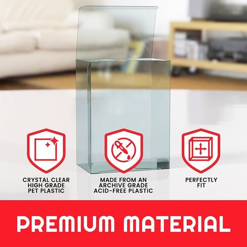 EVORETRO Display Case Storage Protector for Pokemon Japanese Booster Box Small – 5-Pack 0.5MM Thick Plastic Display Case for Collectible Gaming Card Storage and Organization. Elevate Your Collection. in Kuwait