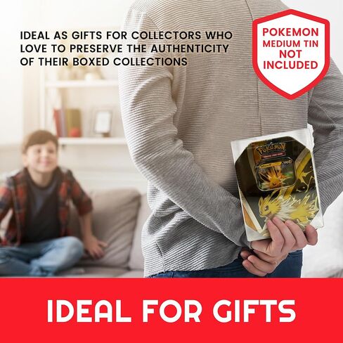 EVORETRO Display Case Storage Protector for Pokemon Japanese Booster Box Small – 5-Pack 0.5MM Thick Plastic Display Case for Collectible Gaming Card Storage and Organization. Elevate Your Collection. in Kuwait