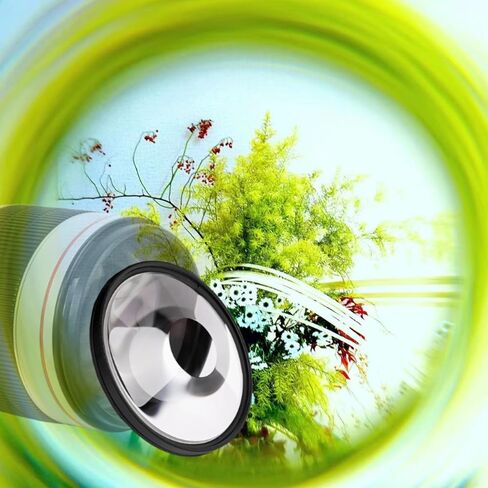 82mm Spiral Halo Camera Lens Filter, K9 Optical Glass Prism Photography Lens Accessories, Special Effect Filter Tunnel Vision Warped Circular Frame Effect in Saudi Arabia