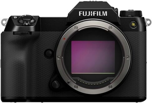 كاميرا Fujifilm GFX 100S II متوسطة الحجم بدون مرآة، سوداء، حزمة مع بطارية NP-W235، وبطاقة ذاكرة UHS-II سعة 64 جيجابايت وحقيبة كتف in Saudi Arabia