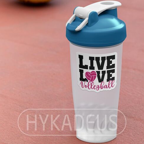 (3Pcs) Love Volleyball Sticker Volleyball Lover Decals for Books Laptops Phones Tumblers Water Bottles Waterproof Vinyl Decal, Volleyball Gifts for Boys, Team, Men, Women, Size 3 x 2.5 Inch in Kuwait