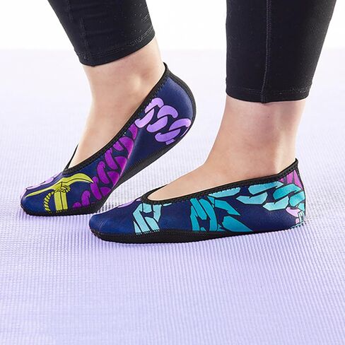 شبشب Nufoot Ballet Flats للسيدات، شباشب للسفر، جوارب اليوغا، أحذية داخلية، سلاسل ملكية، مقاس كبير in Kuwait
