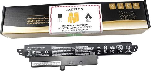 بطارية كمبيوتر محمول بديلة 33Wh لأجهزة ASUS VivoBook 11.6 بوصة X200CA X200M X200MA F200CA F200MA 200CA-CT161H A31N1302 1566-6868 0B110-00240100E in Kuwait