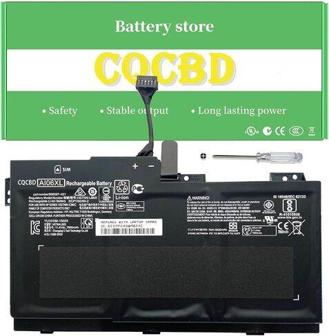 استبدال بطارية CQCBD AI06XL لسلسلة HP ZBook 17 G3 V1Q04UT T7V62ET T7V61ET 808451-001 808397-421 808451-001 808451-002 AI06096XL AIO6XL HSTNN-C86C HSTNN-LB6X (11.4V 96Wh) in Saudi Arabia
