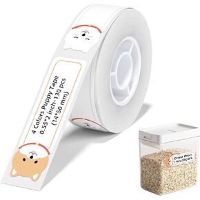 Label Maker Tape NIIMBOT D11 0.55"*1.96" 1 Roll 130 Pcs