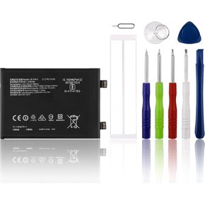 Replacement Battery HB486586ECW Compatible with On-e-Plus 10T 5G(CPH2415) 4800mAh 1031100062with Tools