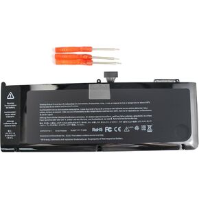 New A1321 Laptop Battery for MacBook Pro 15 inch (Only Mid 2009, Mid 2010 Version) A1286 MC371LL/A[10.95V 77.5Wh]