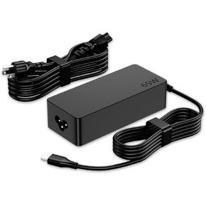 65W 45W Universal Charger for Dell Laptop, Lenovo Thinkpad Charger, Lenovo Chromebook Laptop Charger, Compatible with HP Chromebook, USB-C Laptop Charger Type-C Charger, Suit for Acer Laptop Models